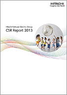 Hitachi Kokusai Electric Group CSR Report 2013 Cover