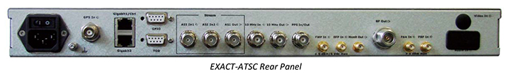 EXACT-ATSC Rear Panel